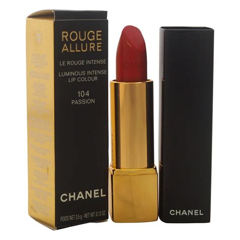 chanel 104 passion red|ROUGE ALLURE Luminous intense lip colour 104 .